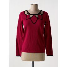 LEO & UGO - Pull rouge en viscose - Femme - Taille 38 - Modz