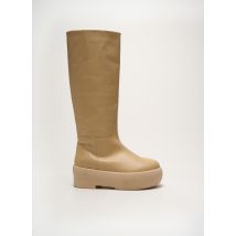 GIABORGHINI COUTURE - Bottes beige en cuir - Femme - Taille 38 - Modz