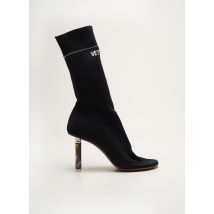 VETEMENTS - Bottines/Boots noir en textile - Femme - Taille 35 - Modz