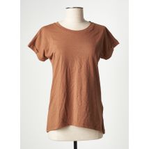 JACQUELINE DE YONG - Top marron en coton - Femme - Taille 36 - Modz