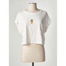 JACQUELINE DE YONG - Polo blanc en coton - Femme - Taille 38 - Modz