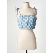 WRANGLER - Top bleu en coton - Femme - Taille 36 - Modz