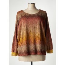 BELLITA - Pull marron en viscose - Femme - Taille 42 - Modz