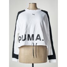 PUMA - Sweat-shirt blanc en coton - Femme - Taille 42 - Modz