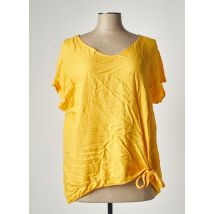 STREET ONE - Top jaune en viscose - Femme - Taille 44 - Modz