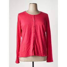 S.OLIVER - Gilet manches longues rouge en viscose - Femme - Taille 48 - Modz