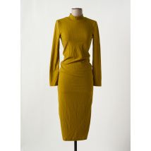 JDY - Robe longue jaune en polyester - Femme - Taille 34 - Modz