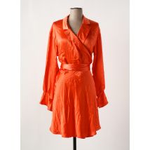 NOOR BY NORA GHARIB - Robe mi-longue orange en viscose - Femme - Taille 38 - Modz