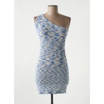 DAISY STREET - Robe courte bleu en acrylique - Femme - Taille 38 - Modz