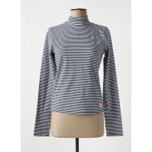 STIEN EDLUND - Pull col roulé bleu en coton - Femme - Taille 40 - Modz