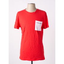 CALVIN KLEIN - T-shirt rouge en coton - Homme - Taille L - Modz
