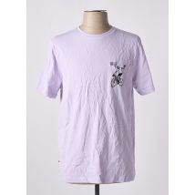 CYCLO CLUB MARCEL - T-shirt violet en coton - Homme - Taille M - Modz