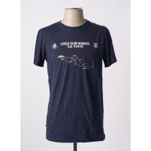 CYCLO CLUB MARCEL - T-shirt bleu en coton - Homme - Taille M - Modz
