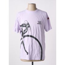CYCLO CLUB MARCEL - T-shirt violet en coton - Homme - Taille M - Modz