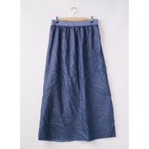 BELLITA - Jupe longue bleu en coton - Femme - Taille 42 - Modz