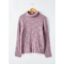 KIDS ONLY - Pull col roulé violet en acrylique - Fille - Taille TU - Modz