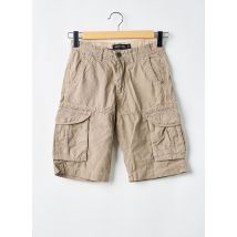 BRUCE & BUTLER - Bermuda marron en coton - Homme - Taille 36 - Modz