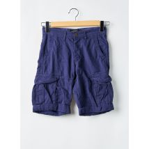 BRUCE & BUTLER - Bermuda bleu en coton - Homme - Taille 36 - Modz