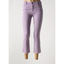 TINTA - Pantalon 7/8 violet en coton - Femme - Taille 34 - Modz