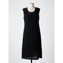 CREA CONCEPT - Robe mi-longue noir en laine - Femme - Taille 38 - Modz