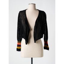 CHACOK - Gilet manches longues noir en coton - Femme - Taille 42 - Modz