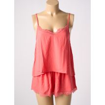 SKINY - Pyjashort orange en viscose - Femme - Taille 42 - Modz