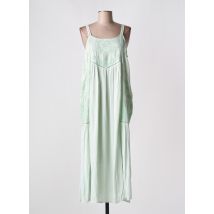 YAATRA - Robe longue vert en viscose - Femme - Taille 38 - Modz