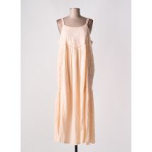 YAATRA - Robe longue rose en viscose - Femme - Taille 38 - Modz