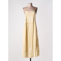 YAATRA - Robe longue jaune en viscose - Femme - Taille 38 - Modz