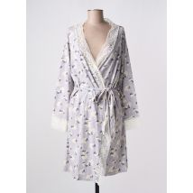PROMISE - Robe de chambre bleu en coton - Femme - Taille 38 - Modz