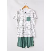 SKINY - Pyjashort vert en coton - Homme - Taille 38 - Modz