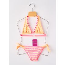 HISTOIRE DE PLAGE - Maillot de bain 2 pièces orange en polyamide - Fille - Taille TU - Modz
