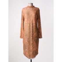 SERAPIS - Robe longue marron en polyester - Femme - Taille 40 - Modz
