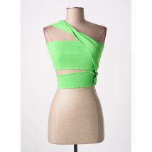 LAMA JOUNI - Top vert en viscose - Femme - Taille 38 - Modz