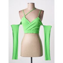 LAMA JOUNI - Top vert en viscose - Femme - Taille 36 - Modz