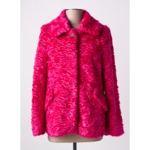 IL THE' DELLE 5 - Manteau court rose en acrylique - Femme - Taille 34 - Modz