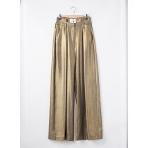 BRAND UNIQUE - Pantalon flare or en polyester - Femme - Taille 36 - Modz