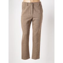 BRAND UNIQUE - Pantalon droit beige en acrylique - Femme - Taille 36 - Modz