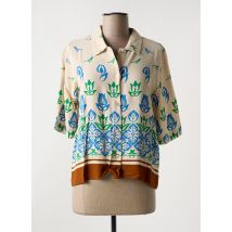 NICE THINGS - Chemisier beige en viscose - Femme - Taille 38 - Modz