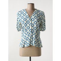 NICE THINGS - Chemisier bleu en viscose - Femme - Taille 34 - Modz