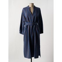 MOMENT - Robe mi-longue bleu en coton - Femme - Taille TU - Modz