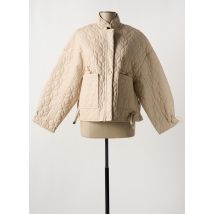 MD'M - Veste simili cuir beige en polyurethane - Femme - Taille 44 - Modz