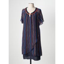 S.QUISE - Robe courte bleu en polyester - Femme - Taille 40 - Modz