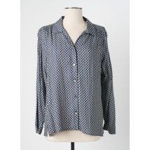 GRIFFON - Chemisier bleu en viscose - Femme - Taille 40 - Modz