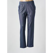 JANIRA - Pantalon droit bleu en viscose - Homme - Taille 44 - Modz