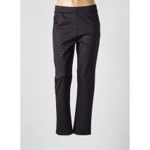 JANIRA - Pantalon droit bleu en polyester - Femme - Taille 38 - Modz