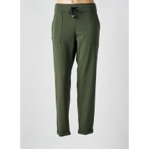 PAZ TORRAS - Pantalon slim vert en polyester - Femme - Taille 42 - Modz
