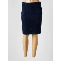 PLURIELLES - Jupe mi-longue bleu en polyester - Femme - Taille 42 - Modz
