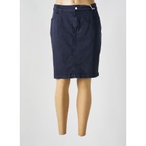 KANOPE - Jupe mi-longue bleu en coton - Femme - Taille 48 - Modz