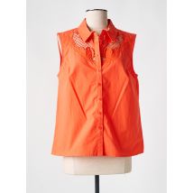 MD'M - Chemisier orange en coton - Femme - Taille 42 - Modz